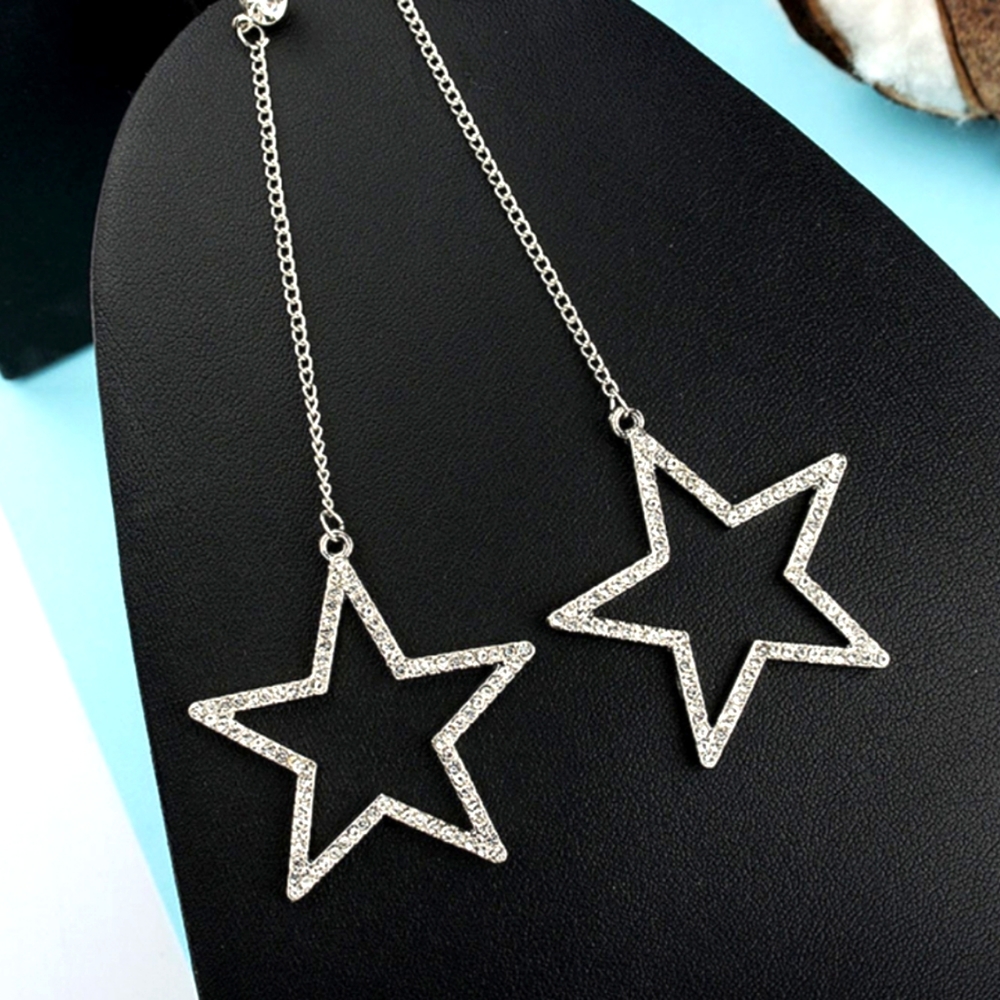 Star Rhinestone Earrings